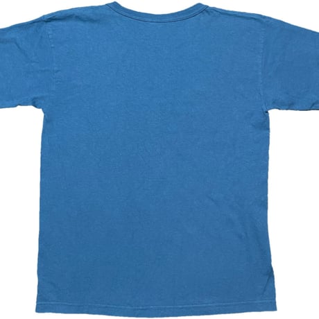 MADE IN USA製 Champion T1011 ヘビーウェイトポケット無し半袖Tシャツ ブルーグリーン Mサイズ