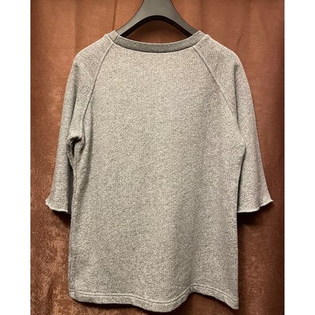 MADE IN USA製 Niche. 七分袖スウェットTシャツ グレー Sサイズ