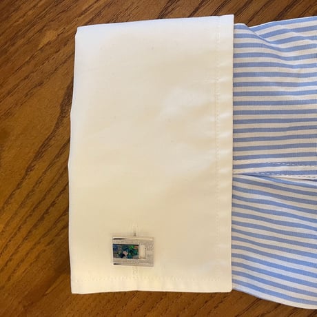 専用BOX付き MADE IN JAPAN製 シルバー製 ネクタイピン、カフスボタンセット シルバー
