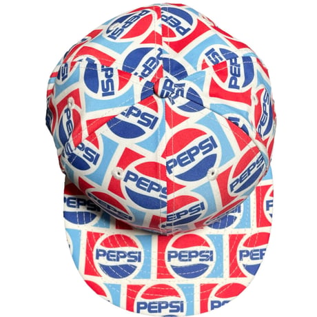 ▲訳あり商品▲ NEWERA × PEPSI コラボレーションスナップバックベースボールキャップ マルチカラー Fサイズ