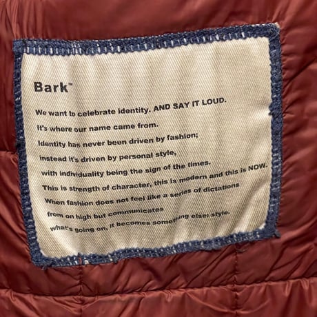 MADE IN ITALY製 Bark 中綿ダウンニットダッフルコート ネイビー Sサイズ