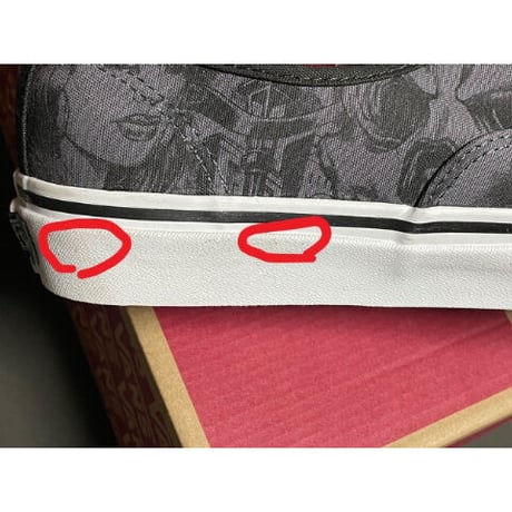 ☆箱、タグ付き新古品☆ NEIGHBORHOOD × MR.CARTOON × VANS AUTHENTIC 44 DX トリプルネームスニーカー グレー US9.5/27.5cm