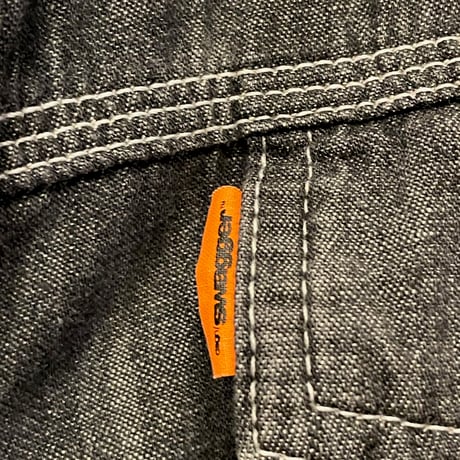 MADE IN JAPAN製 SWAGGER 半袖ブラックデニムシャツ ブラック Mサイズ