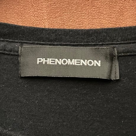 MADE IN JAPAN製 PHENOMENON 2011年SSモデル ポケット付きTシャツ ブラック L/40サイズ