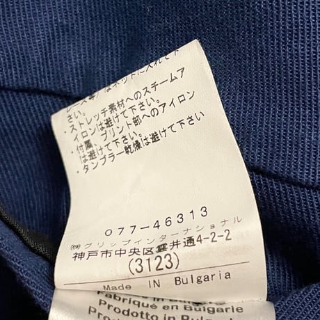 MADE IN BULGARIA製 J.LINDEBERG SLIM FIT コットンリネンダブルテーラードジャケット ネイビー 46Rサイズ
