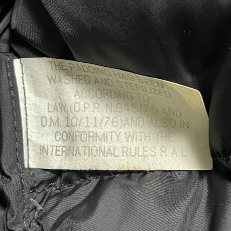 MADE IN USA製 WALLS MA-1型ダウンジャケット ブラック Mサイズ