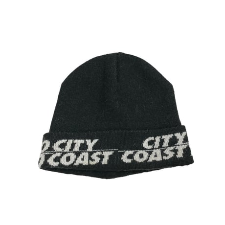MADE IN JAPAN製 SWAGGER 2008年モデル CITY TO CITY COAST TO COASTニット帽 ブラック Fサイズ