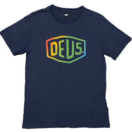 Deus Ex Machina 半袖ロゴTシャツ ネイビー Sサイズ