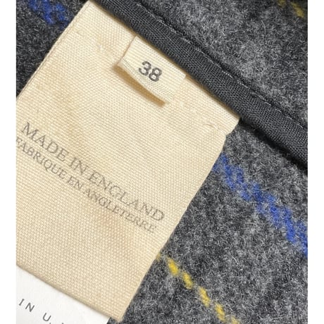 MADE IN ENGLAND製 LONDON Tradition ウールPコート グレー 38サイズ