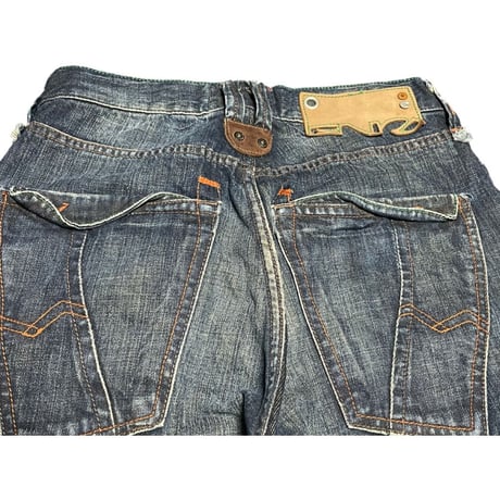 MADE IN ITALY製 Energie Ray Johnson Limited Edition デニムパンツ インディゴ W28-L34サイズ