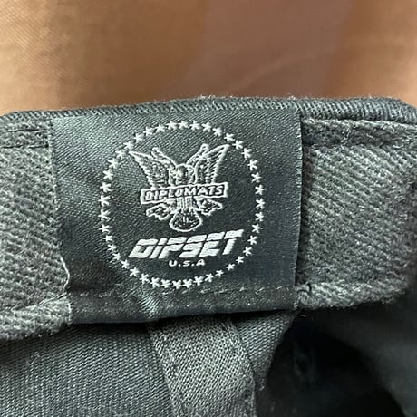 THE DIPLOMATS DIPSET スナップバックキャップ ブラック Fサイズ