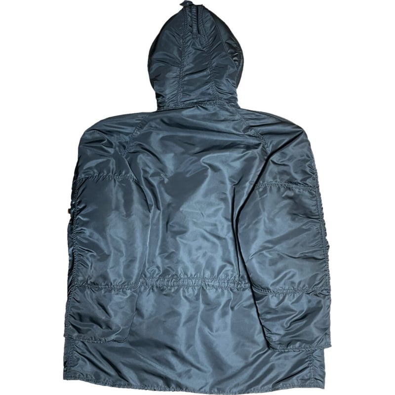 ALPHA N3-B 90,s MADE IN USA 貴重色NAVY　ネイビー MADE IN USA製 ALPHA INDUSTRIES N3-Bジャケット ネイビー Lサ