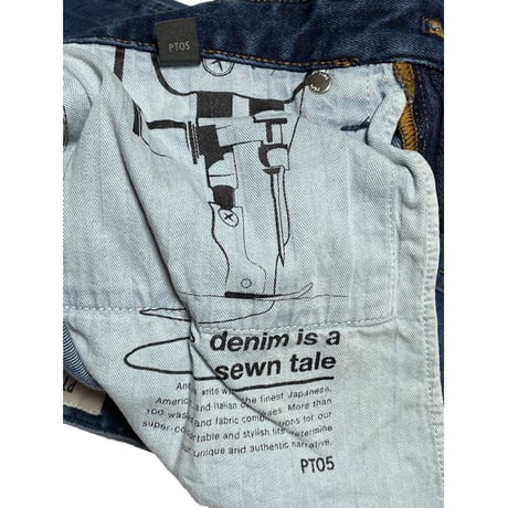 PT05 SUPER SLIM FIT SWINGモデル ストレッチデニムパンツ インディゴ W28サイズ