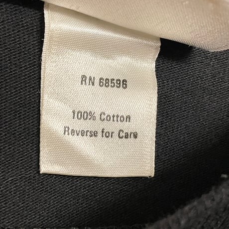 MADE IN USA製 90s DKNY JEANS 長袖プリントTシャツ ブラック ONE SIZE