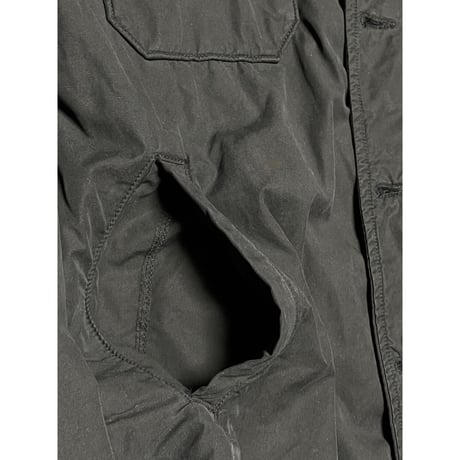 MADE IN USA製 SAVE KHAKI UNITED コットンシャツジャケット ブラック Mサイズ