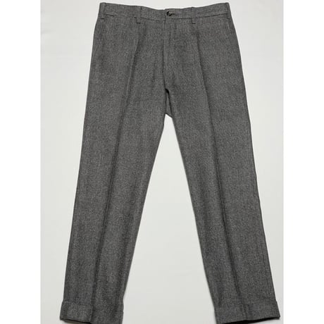 FOX FLANNEL生地使用 Journal Standard ウールカシミヤスラックス チャコールグレー Mサイズ ダブル仕上げ