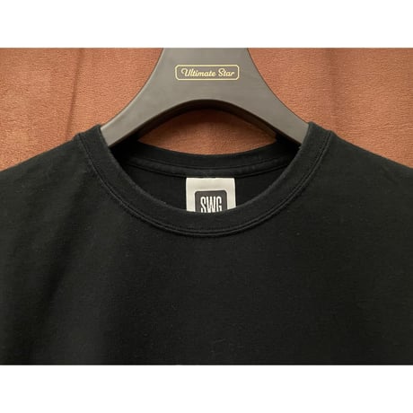 MADE IN JAPAN製 SWAGGER HELLOプリントTシャツ ブラック Mサイズ