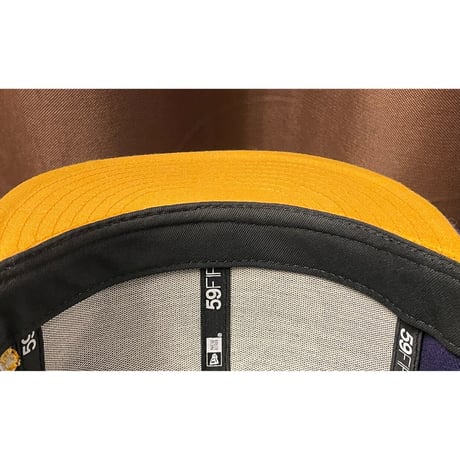 激レア NEW ERA × LOS ANGELES LAKERS KOBE BRYANTモデルベースボールキャップ パープル 7-3/8 58.7cm