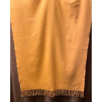 MADE IN SCOTLAND製 OLD ENGLAND ウールアンゴラ大判マフラー オレンジ