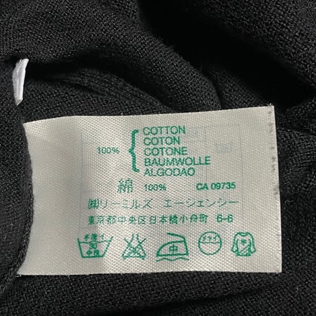 MADE IN ENGLAND製 BEAUTY&YOUTH UNITED ARROWS別注 JOHN SMEDLEY 長袖ニットポロシャツ ブラック Mサイズ
