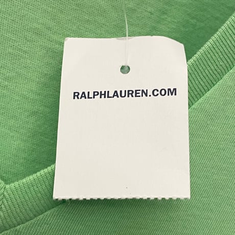 ☆タグ付き新古品☆ RALPH LAUREN SPORT VネックTシャツ ライトグリーン Sサイズ
