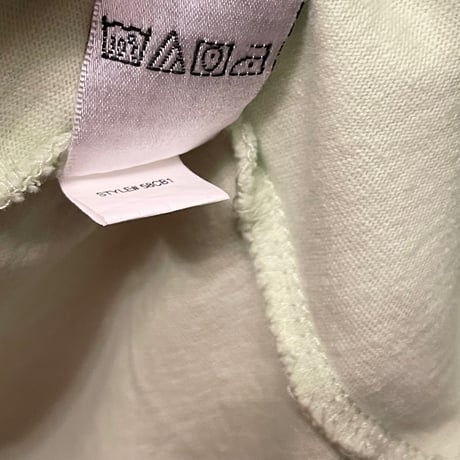 PELLE PELLE 刺繡入りTシャツ ライトグリーン Lサイズ
