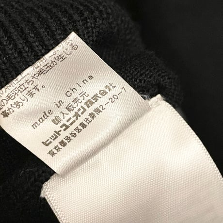▲訳あり商品▲ FRED PERRY メリノウールカーディガン ブラック Mサイズ