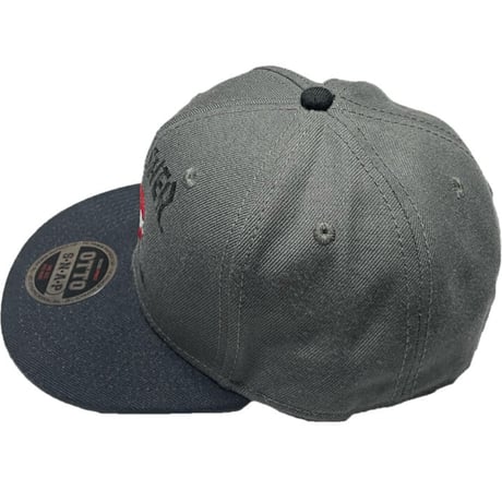 THRASHER × GHOSTBUSTERS コラボレーション OTTOスナップバックキャップ チャコールグレー×ブラック Fサイズ