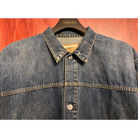 MADE IN JAPAN製 SWAGGER シンチバックベルト デニムジャケット インディゴ XLサイズ