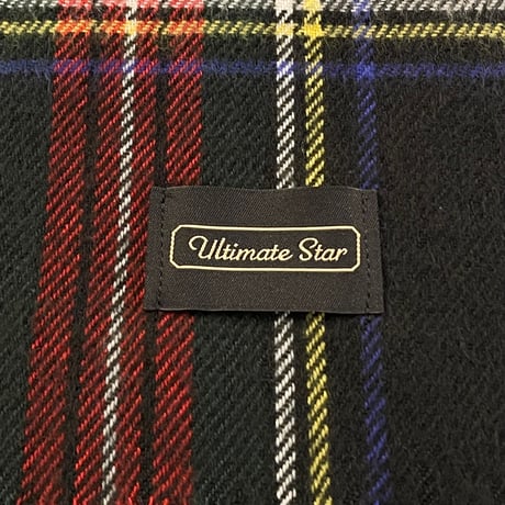 ★新品★ MADE IN JAPAN製 Ultimate Star オリジナル アクリルタータンチェック柄マフラー マルチカラー Fサイズ
