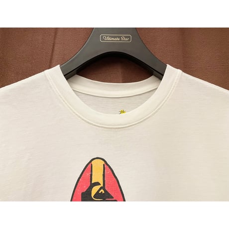 MADE IN MEXICO製 QUIKSILVER × PEANUTS SNOOPY コラボレーションプリントTシャツ ホワイト Sサイズ
