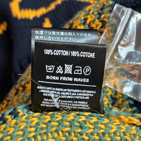 ★新品★ 2024年AWモデル TOOCO オリジナル柄コットンカーディガン PASADI NAVY S～XLサイズ