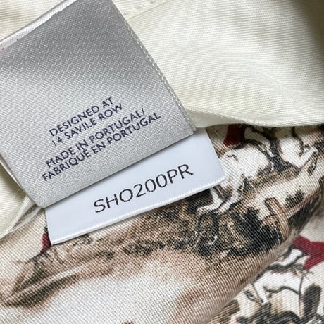 激レア MADE IN PORTUGAL製 PRESENT FOR Hardy Amies 限定コレクション ショート丈ハーフパンツ ベージュ W30サイズ
