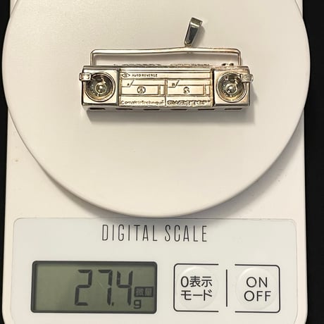 激レア SWAGGER × Complete Technique STERLING SILVER ラジカセ型ペンダントヘッド シルバー