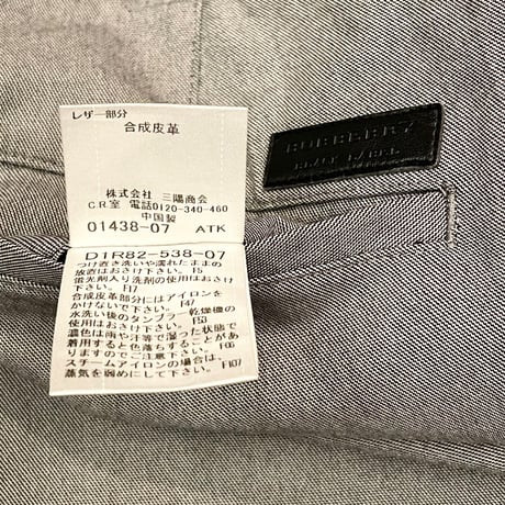 BURBERRY BLACK LABEL ハーフパンツ グレー W82サイズ