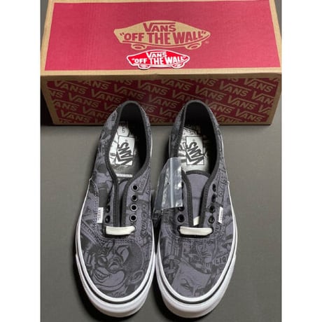 ☆箱、タグ付き新古品☆ NEIGHBORHOOD × MR.CARTOON × VANS AUTHENTIC 44 DX トリプルネームスニーカー グレー US9.5/27.5cm