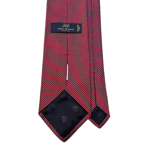 ☆タグ付き新古品☆ MADE IN USA製 BROOKS BROTHERS 346 ソリッドシルクネクタイ レッド