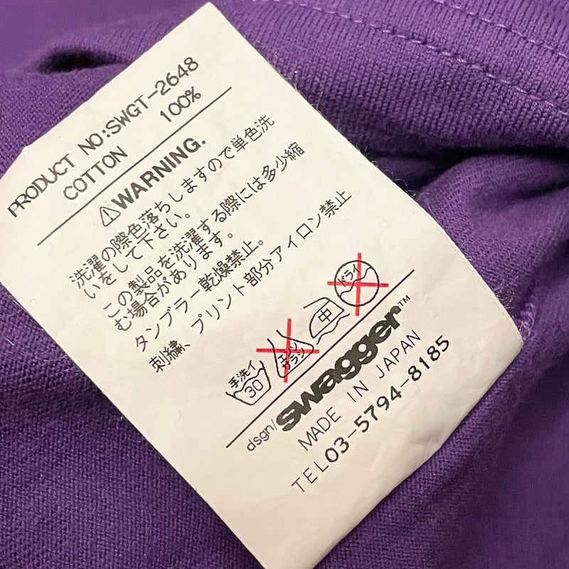 レア MADE IN JAPAN製 SWAGGER 10周年記念プリントTシャツ レア MADE IN JAPAN製 SWAGGER 10周年記念プリントTシャツ
