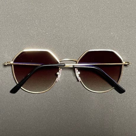 展示品渡し ★新品★ MADE IN ITALY製 SARAGHINA BRANDO 428-MUN サングラス シャイニーゴールド ブラウンレンズ