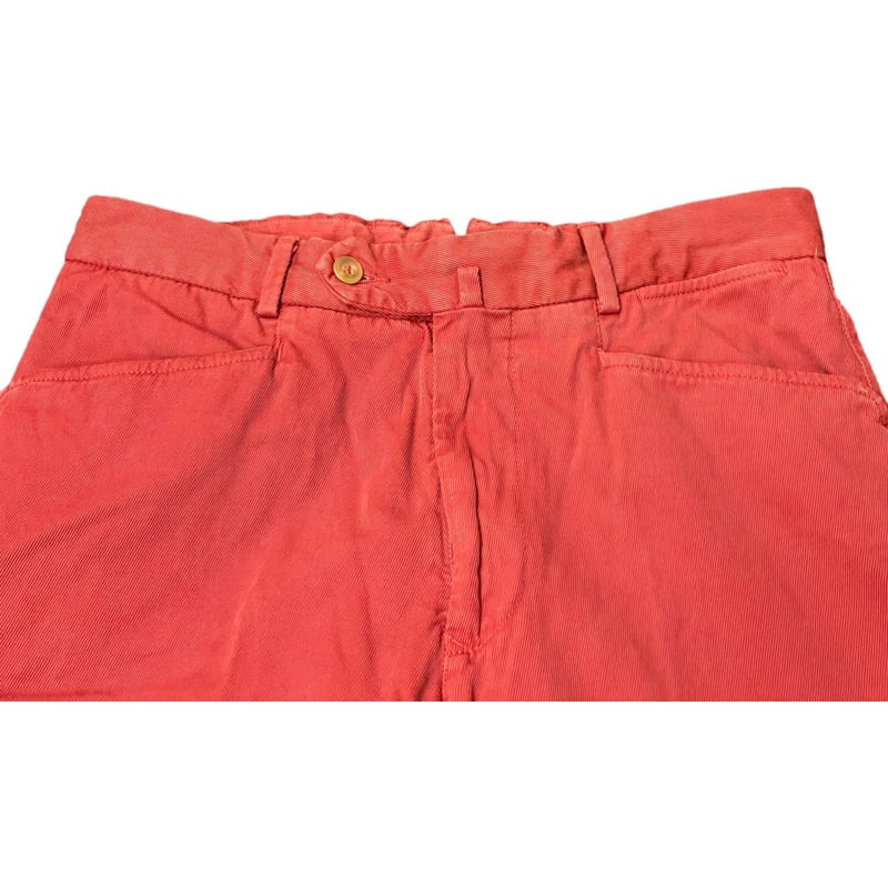 【美品】 INCOTEX インコテックス 44 コットン ポルトガル製 MADE IN PORTUGAL製 INCOTEX カラーコットンスラックス レッド