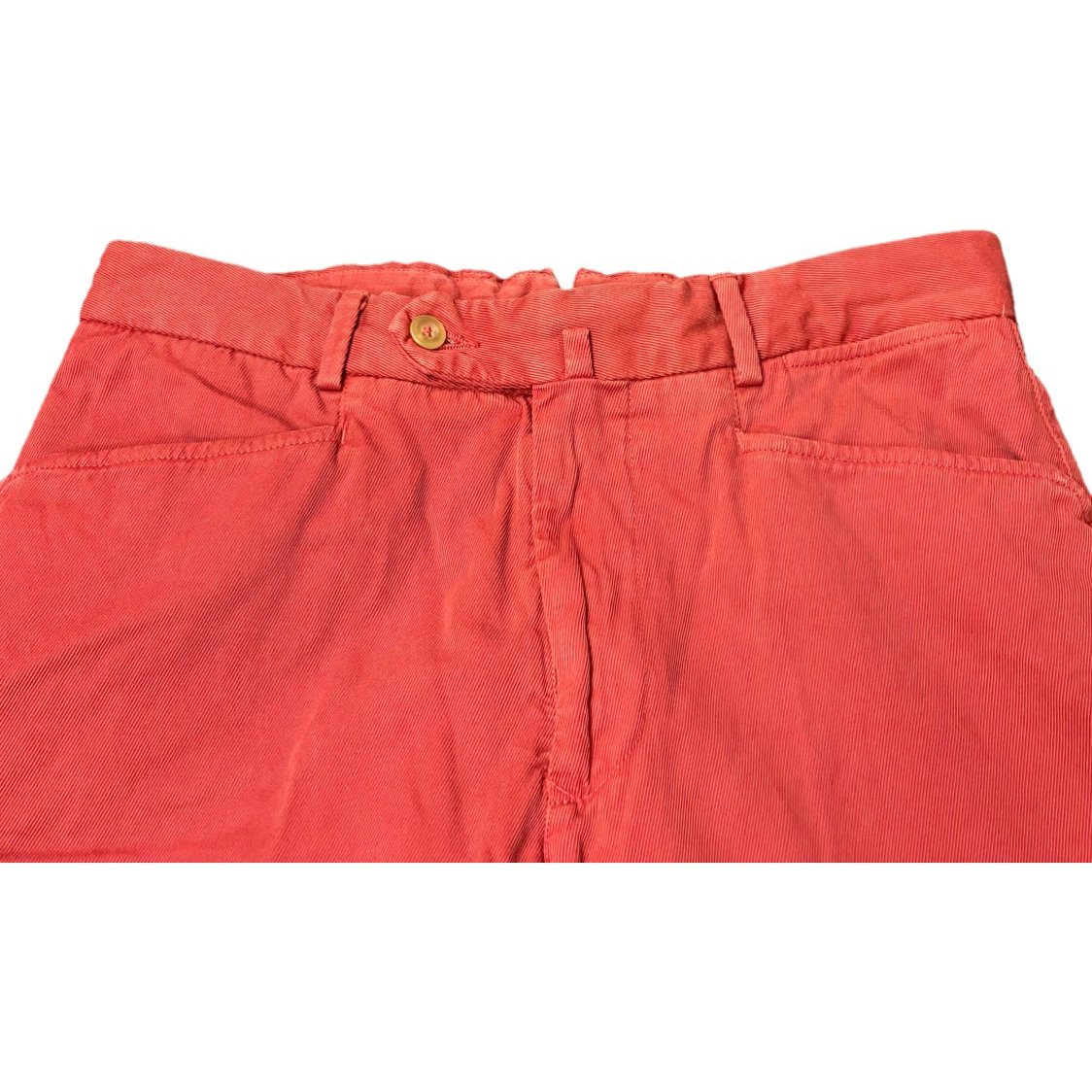 MADE IN PORTUGAL製 INCOTEX カラーコットンスラックス レッド 44サイ