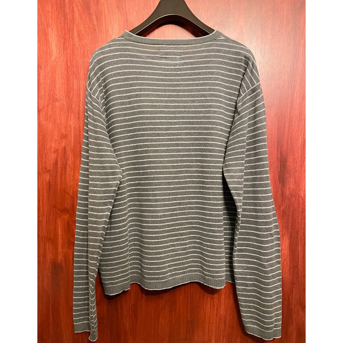 【大傑作】トミーヒルフィガー コットンニット 90s フラッグタグ デカロゴ 希少 MADE IN ITALY製 90s TOMMY HILFIGER フラッグタグ ボーダ