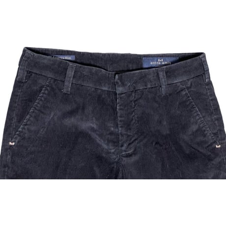 MADE IN ITALY製 entre amis collection TK America Slim コーデュロイパンツ ネイビー W31/45サイズ