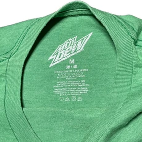 Mountain Dew ロゴTシャツ グリーン Mサイズ