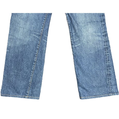 希少 MADE IN USA 555 バレンシア工場製 LEVI'S 501XX BIGE 復刻セルビッチデニムパンツ インディゴ W31×L36