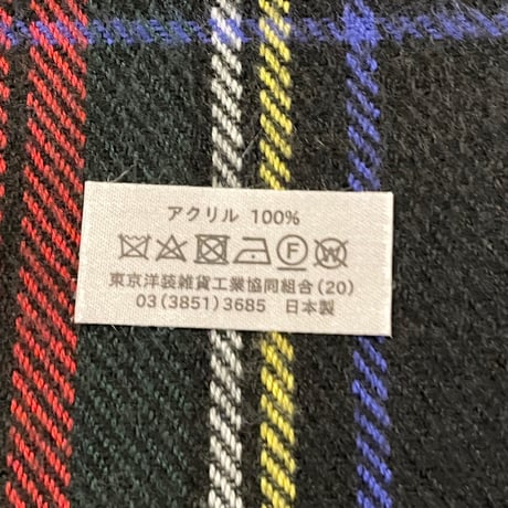 ★新品★ MADE IN JAPAN製 Ultimate Star オリジナル アクリルタータンチェック柄マフラー マルチカラー Fサイズ