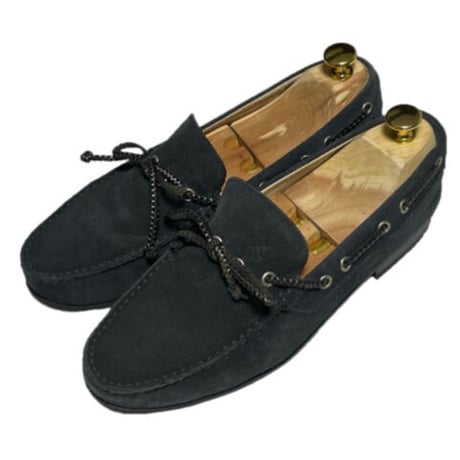 ステファノガンバドライビングシューズ　スエード STEFANO GAMBA ステファノ ガンバ ドライビングシューズ（レッド