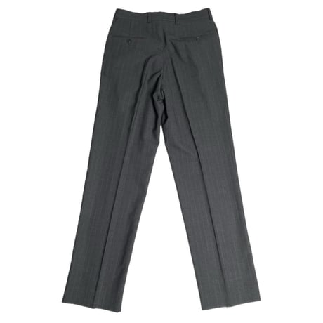 BROOKS BROTHERS 346 ストライプ柄ストレッチウールスーツ チャコールグレー 37S/W31-L31サイズ