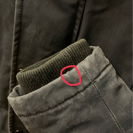 sandro PARIS コヨーテファー付き中綿コットンジャケット ネイビー XSサイズ