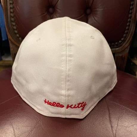 MADE IN USA製 NEW ERA × HELLO KITTY コラボレーションベースボールキャップ ホワイト 7-3/4 61.5cm